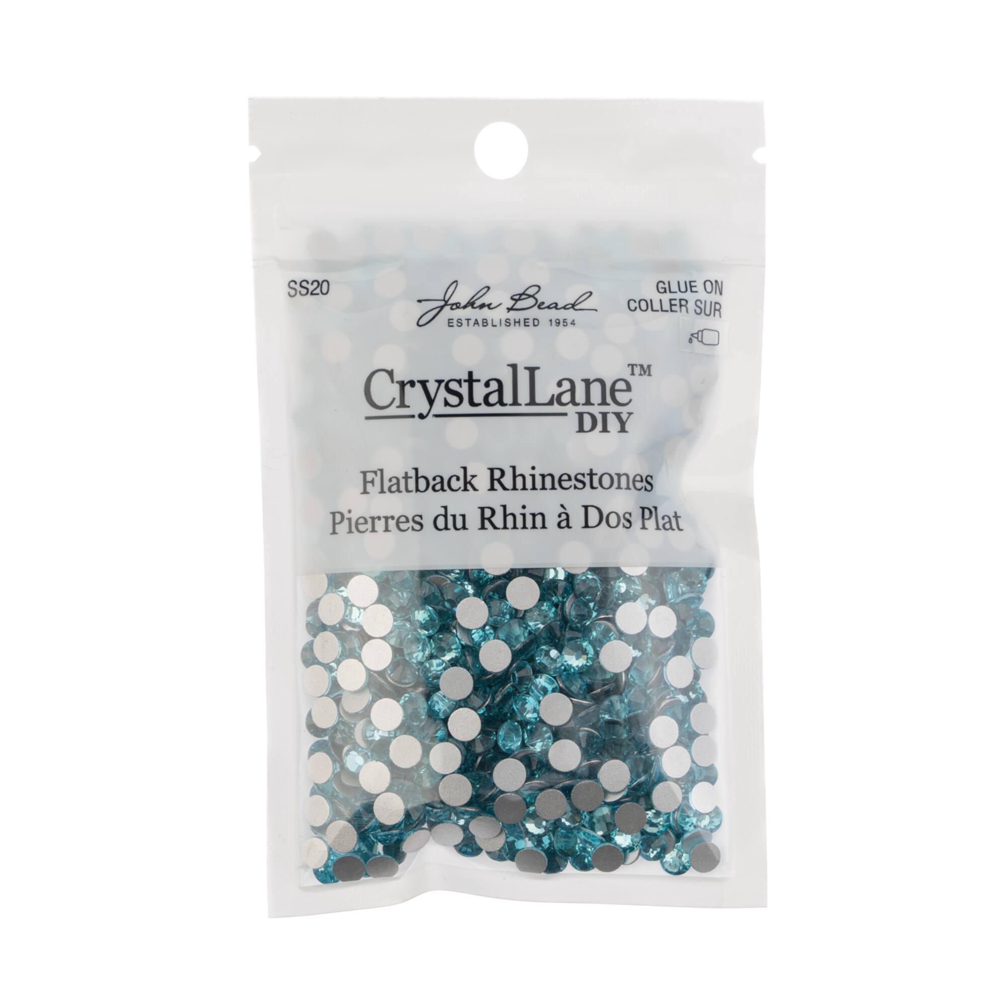 John Bead Crystal Lane SS20 Round Flatback Czech Crystals, 1,440ct